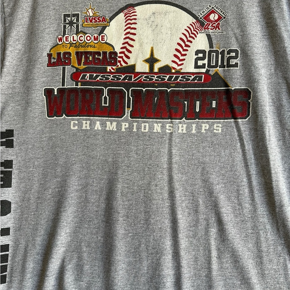LVSSA/SSUSA WORLD MASTER CHAMPIONSHIP IN VEGAS 2012 T SHIRT L SLEEVES SZ L - Picture 3 of 10